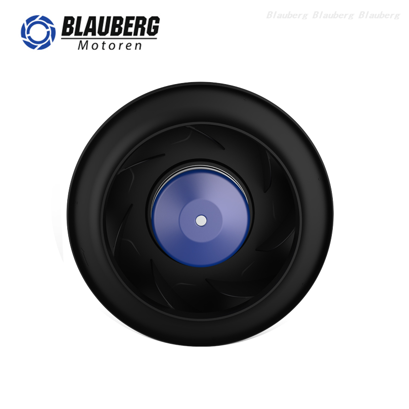Blauberg 250mm dc low noise impeller radial exhaust centrifugal fan for hvac